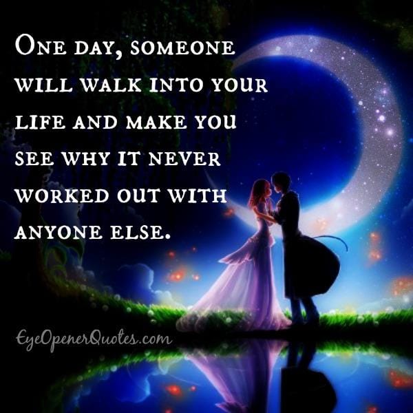 One cannot rush love