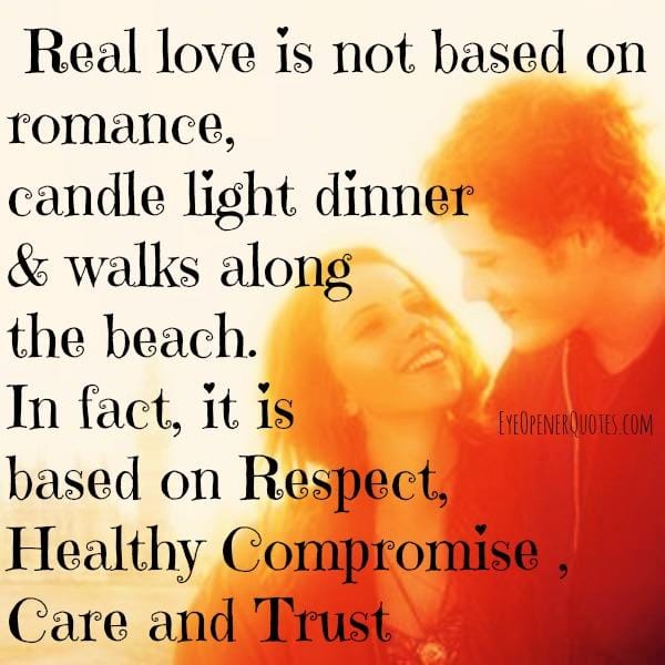 What's real love based on?