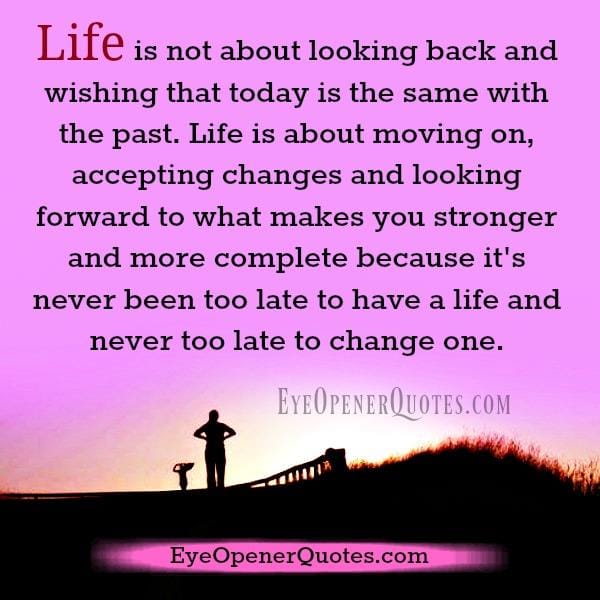 It's never been to late to have a life